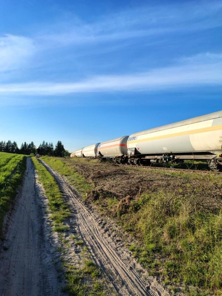 Zdjęcie poglądowe torów kolejowych, fot. M. Jarosz